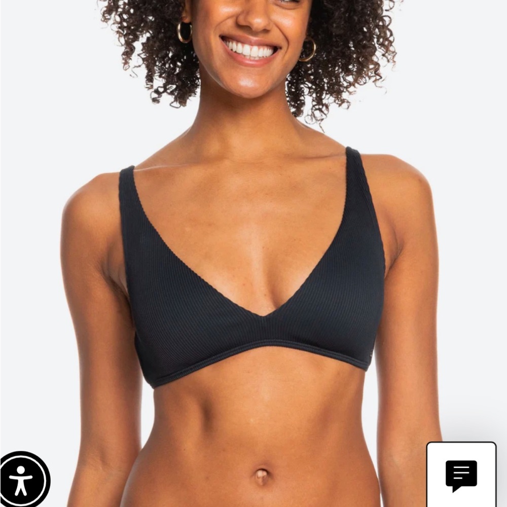 Roxy bikini top. NWT